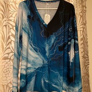 Womens V neck XXL top